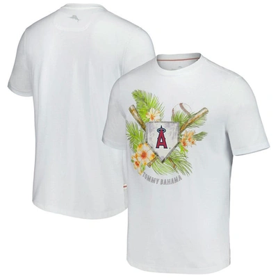 Tommy Bahama White Los Angeles Angels Island League T-shirt