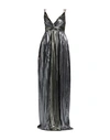Sabina Musayev Sabina Musáyev Woman Maxi Dress Platinum Size S Polyester In Grey