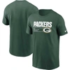 NIKE NIKE GREEN GREEN BAY PACKERS DIVISION ESSENTIAL T-SHIRT