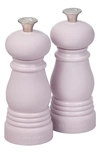 Le Creuset Petite Salt And Pepper Mill Set With Adjustable Grind In Pink