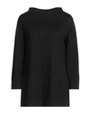 Gran Sasso Woman Sweater Black Size 4 Virgin Wool