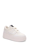 Ash Match Platform Sneaker In White