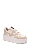 Ash Match Platform Sneaker In White/eggnog