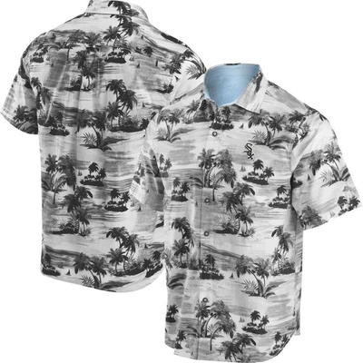 TOMMY BAHAMA TOMMY BAHAMA BLACK CHICAGO WHITE SOX TROPICAL HORIZONS BUTTON-UP SHIRT