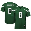 OUTERSTUFF YOUTH AARON RODGERS GOTHAM GREEN NEW YORK JETS REPLICA PLAYER JERSEY