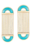 Nevernot Grab 'n' Go Ready 2 Smile Drop Earrings In Blue Blue
