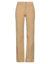 Jucca Woman Pants Sand Size 10 Cotton, Elastane In Beige