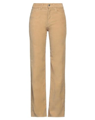 Jucca Woman Pants Sand Size 10 Cotton, Elastane In Beige