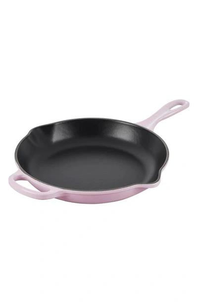 Le Creuset Signature Handle 9 Inch Enamel Cast Iron Skillet In Shallot