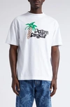 PALM ANGELS SKETCHY CLASSIC GRAPHIC T-SHIRT