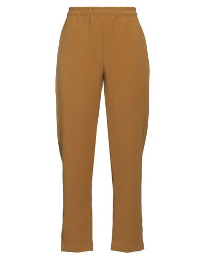 Même Road Woman Pants Mustard Size 2 Polyester, Elastane In Yellow