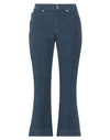 Mauro Grifoni Grifoni Woman Pants Navy Size 28 Cotton, Elastane In Navy Blue