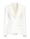 Patrizia Pepe Woman Suit Jacket White Size 8 Polyester