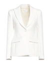 Patrizia Pepe Woman Suit Jacket White Size 8 Polyester In White