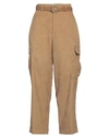 Berwich Woman Pants Camel Size 4 Polyester, Polyamide, Elastane In Beige