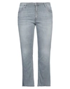 Haikure Woman Jeans Grey Size 31 Cotton, Elastomultiester, Elastane