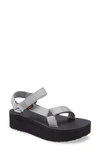 Teva Universal Sandal In Metallic Silver