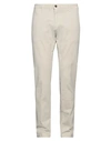 4/10 Four.ten Industry 4/10 Four. Ten Industry Man Pants Ivory Size 38 Cotton, Modal, Elastane In Beige