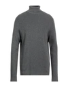 Only & Sons Man Turtleneck Grey Size S Cotton, Nylon In Grey