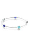 Ippolita Sterling Silver Rock Candy Eclipse Five-stone Bangle Bracelet