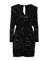 Relish Woman Mini Dress Black Size 10 Polyester, Elastane In Black
