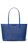 Tory Burch Ever Ready Small Tote In Mediterranean Blue