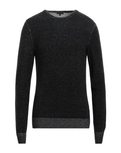 Patrizia Pepe Man Sweater Black Size M Polyamide, Viscose, Wool, Cashmere