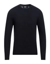 Alpha Studio Man Sweater Midnight Blue Size 40 Geelong Wool