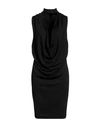 Han Kjobenhavn Han Kjøbenhavn Woman Mini Dress Black Size M Polyester, Elastane In Black