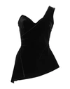 Chiara Boni La Petite Robe Woman Top Midnight Blue Size 6 Polyester, Polyamide, Elastane In Black