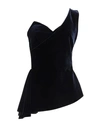 Chiara Boni La Petite Robe Woman Top Midnight Blue Size 6 Polyester, Polyamide, Elastane