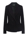 CHIARA BONI LA PETITE ROBE CHIARA BONI LA PETITE ROBE WOMAN BLAZER BLACK SIZE 6 POLYAMIDE, ELASTANE