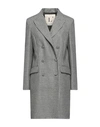 L'autre Chose L' Autre Chose Woman Mini Dress Charcoal Size 6 Wool, Polyester, Polyamide In Grey