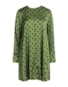 JUCCA JUCCA WOMAN MINI DRESS GREEN SIZE 6 VISCOSE