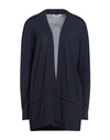 Agnona Woman Cardigan Navy Blue Size M Wool