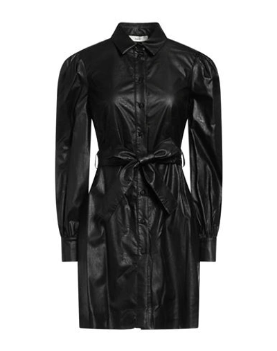 Suoli Woman Short Dress Black Size 8 Polyurethane