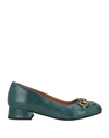 Bruno Premi Woman Loafers Deep Jade Size 7 Bovine Leather In Green