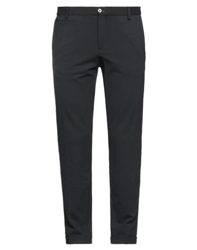 At.p.co At. P.co Man Pants Steel Grey Size 40 Viscose, Polyamide, Elastane In Black