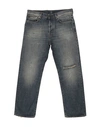 14bros Man Denim Pants Blue Size 36 Cotton In Blue