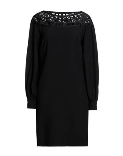 Alberta Ferretti Woman Mini Dress Black Size 4 Acetate, Viscose, Silk