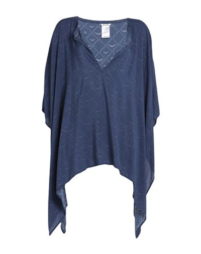 Zadig & Voltaire Woman Cover-up Navy Blue Size Onesize Viscose