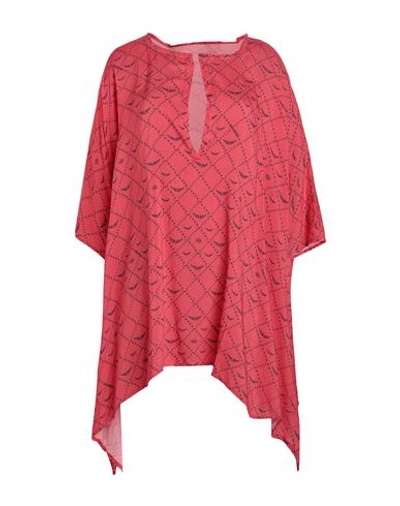 Zadig & Voltaire Woman Cover-up Coral Size Onesize Viscose In Red
