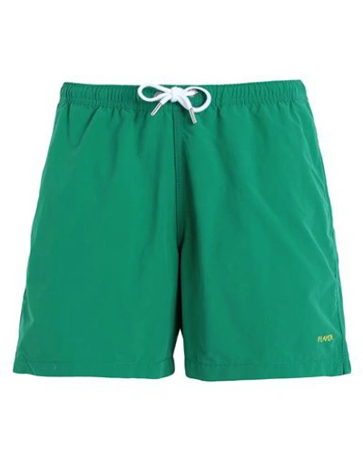 Maison Labiche Man Swim Trunks Green Size Xl Polyamide