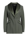 CHIARA BONI LA PETITE ROBE CHIARA BONI LA PETITE ROBE WOMAN BLAZER MILITARY GREEN SIZE 8 POLYAMIDE, ELASTANE