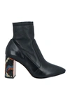 Sophia Webster Woman Ankle Boots Black Size 10.5 Soft Leather In Black