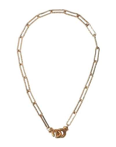 Alighieri The Molten Link Layer Necklace Woman Necklace Gold Size - Bronze, 999/1000 Gold Plated