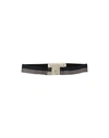 Shirtaporter Woman Belt Blue Size 4 Polyester In Blue