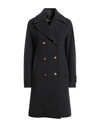 Sealup Woman Coat Midnight Blue Size 4 Virgin Wool, Polyester