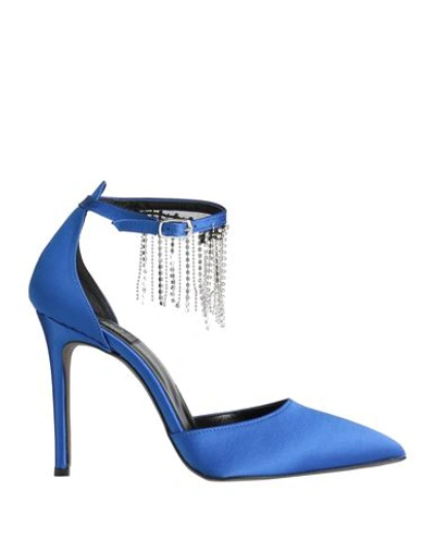 Islo Isabella Lorusso Woman Pumps Bright Blue Size 11 Textile Fibers
