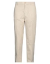 Over-d Over/d Man Pants Beige Size 36 Cotton, Elastane